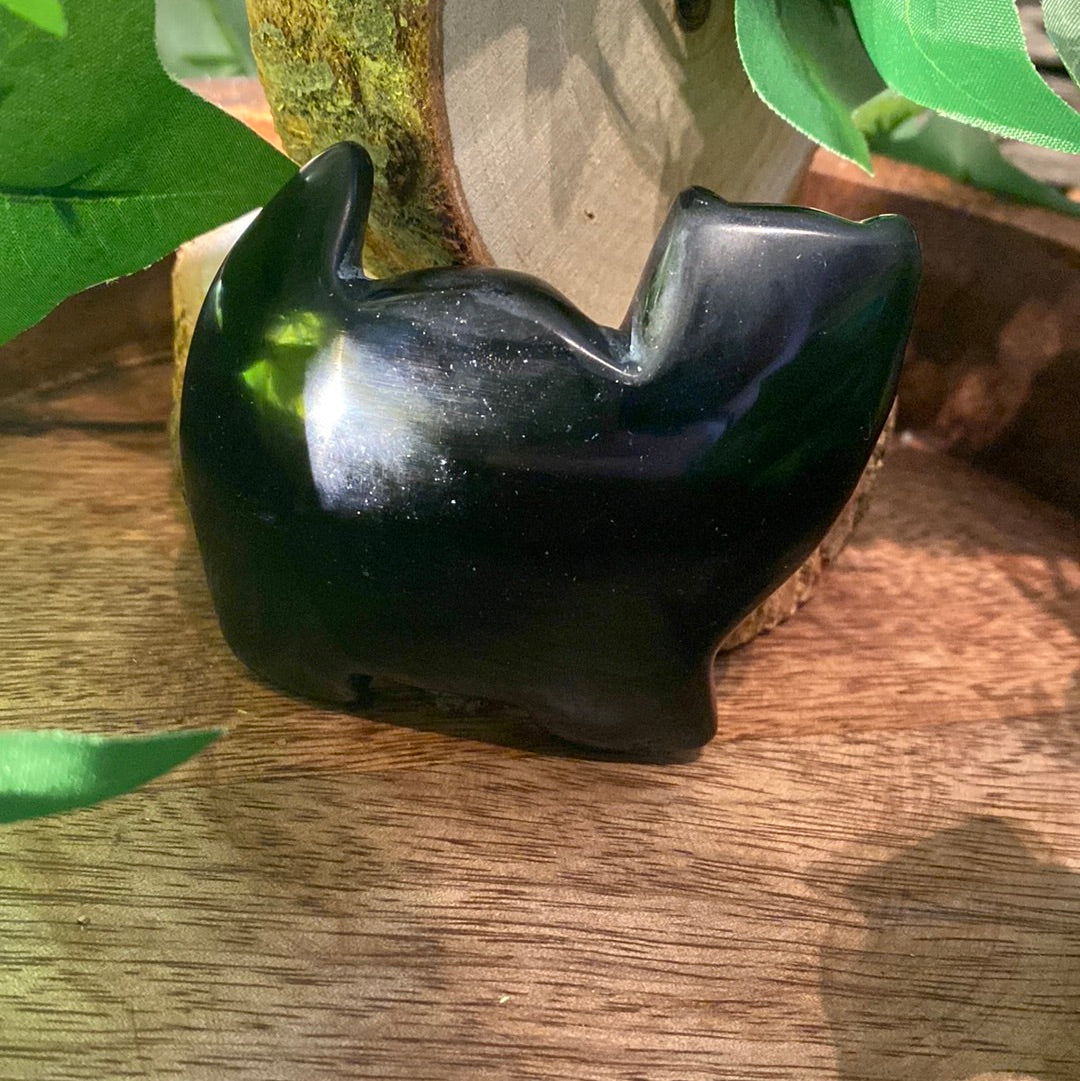 Black obsidian