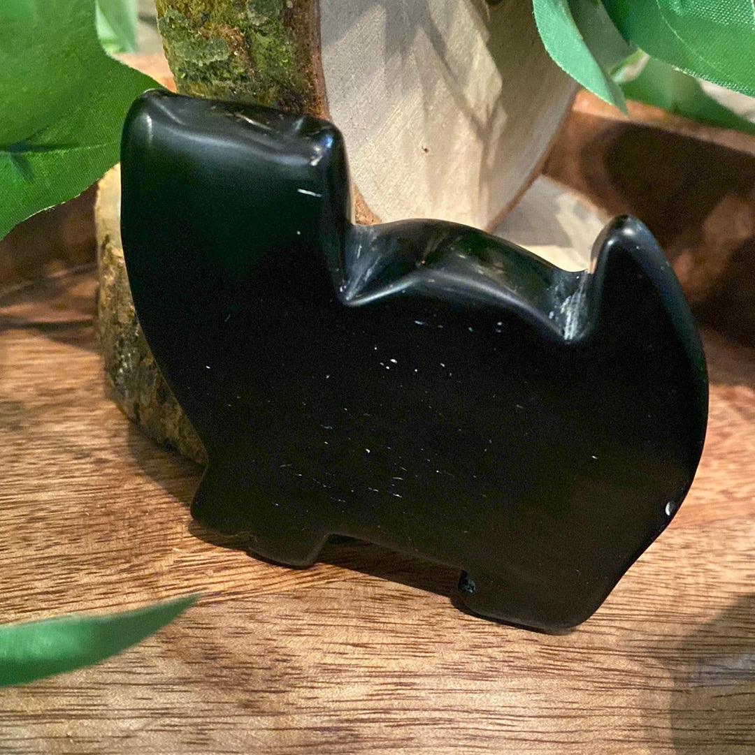 Black obsidian