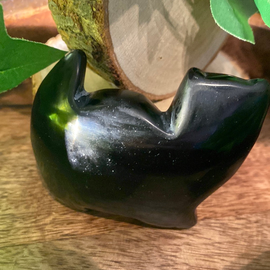 Black obsidian