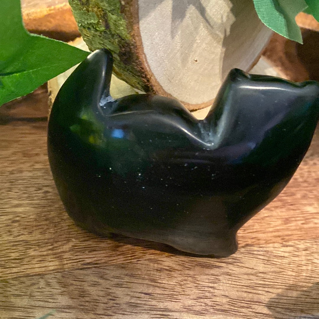 Black obsidian