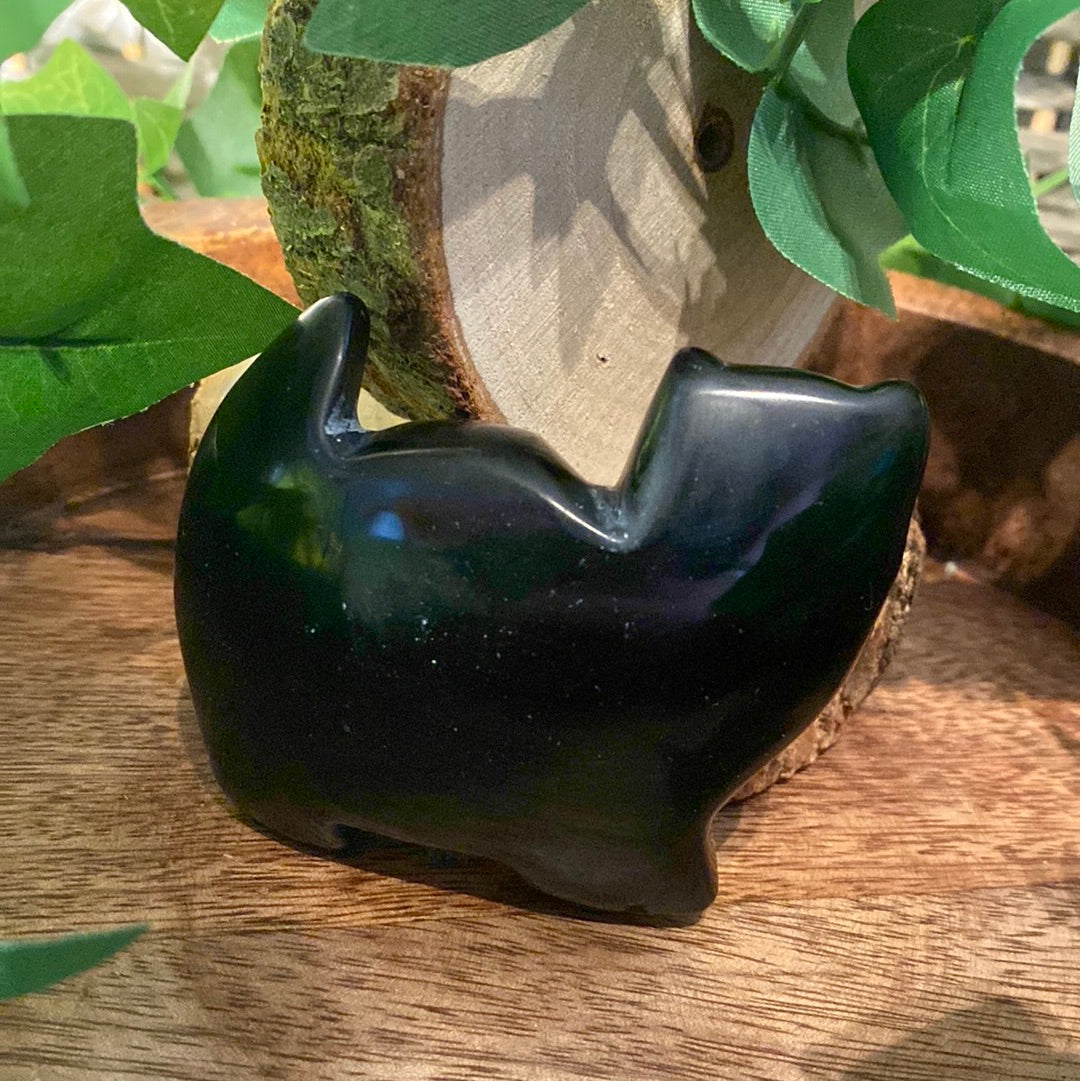 Black obsidian