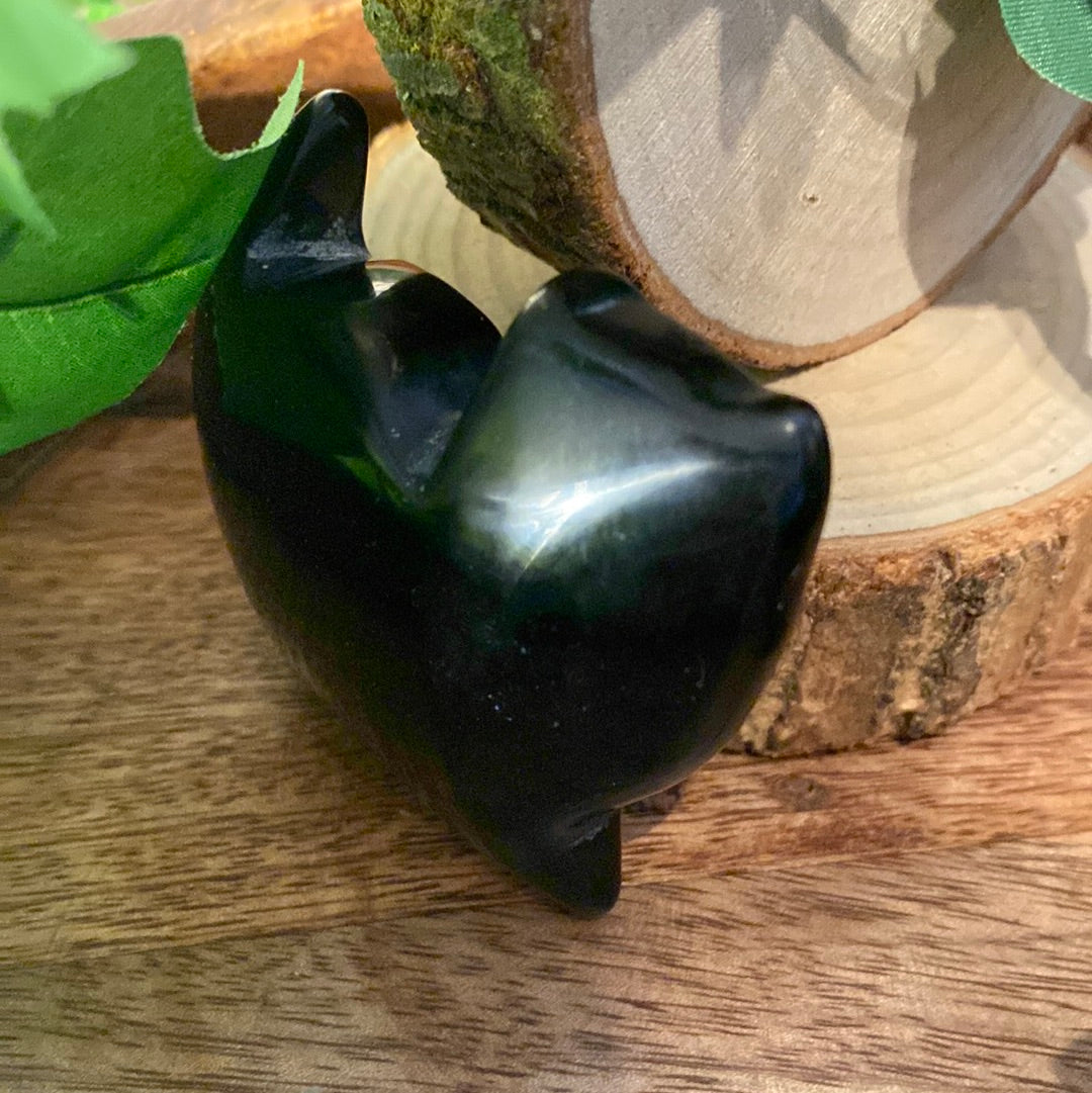 Black obsidian