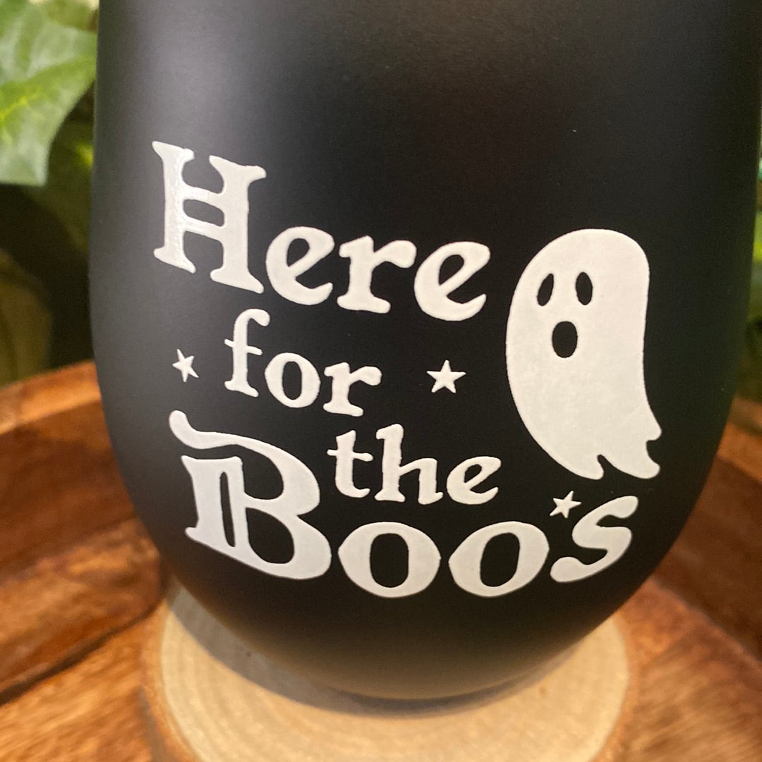 Here for the Boo’s  glass