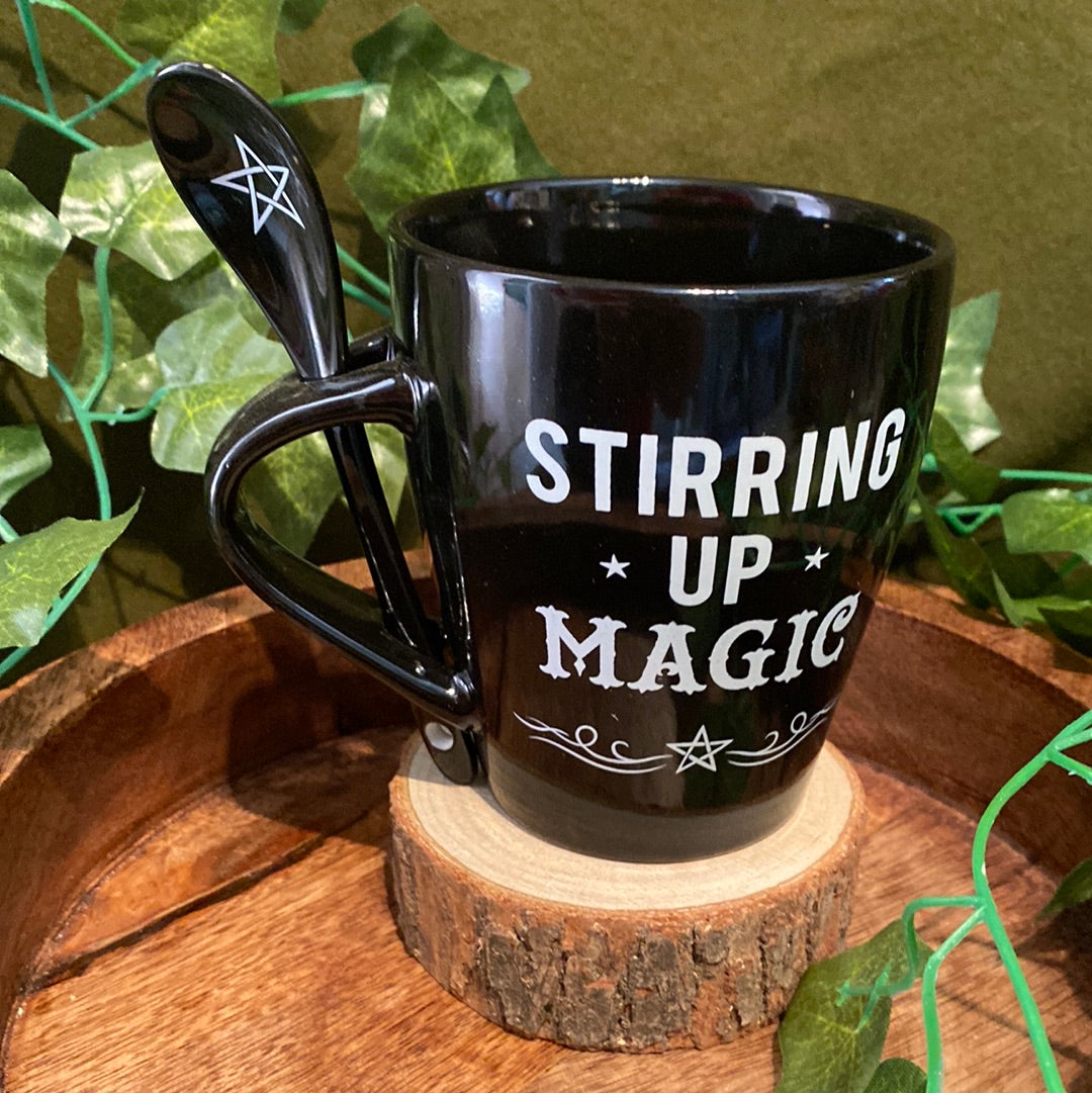 Stirring up magic mug & Spoon