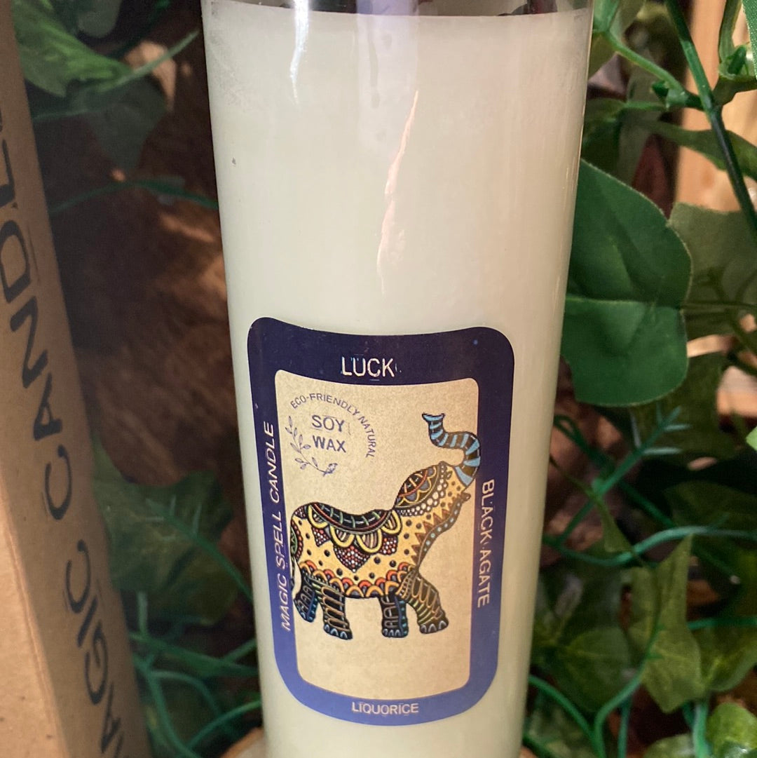 Magic spell candle for luck