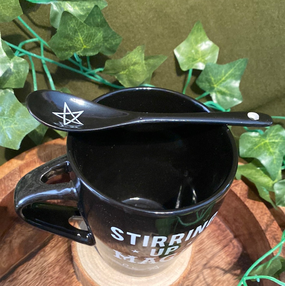 Stirring up magic mug & Spoon