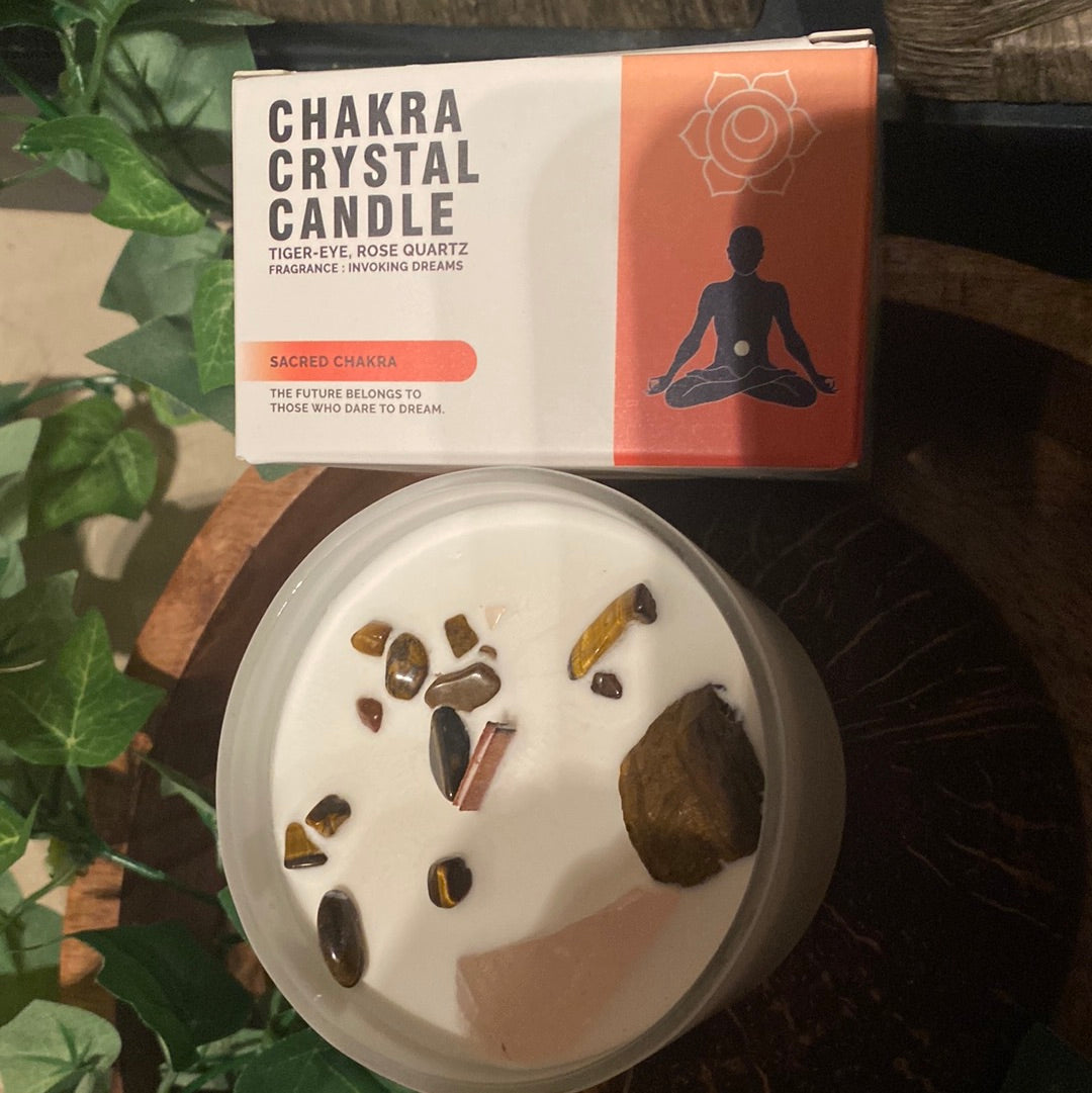 Sacred chakra candle