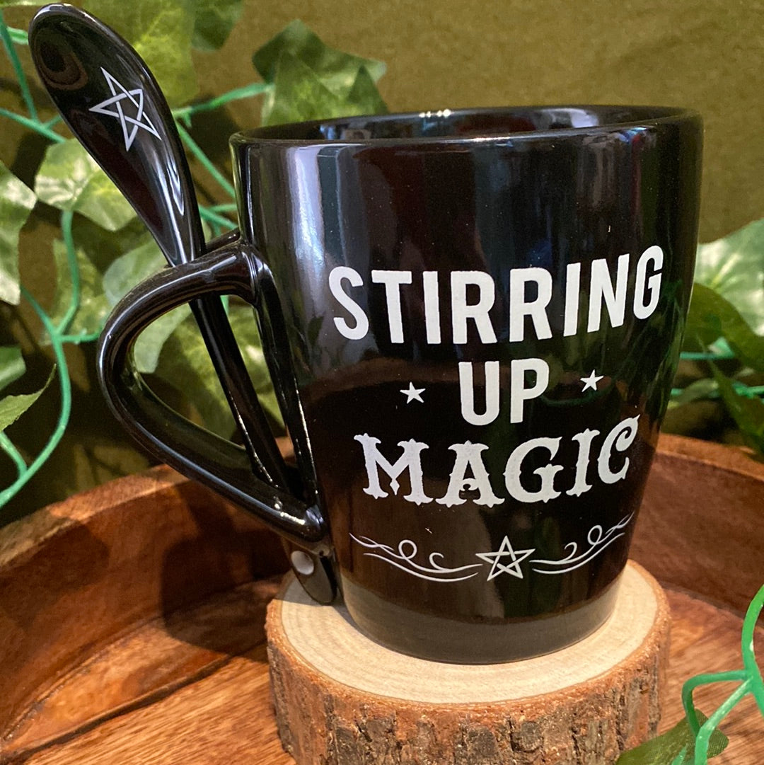 Stirring up magic mug & Spoon