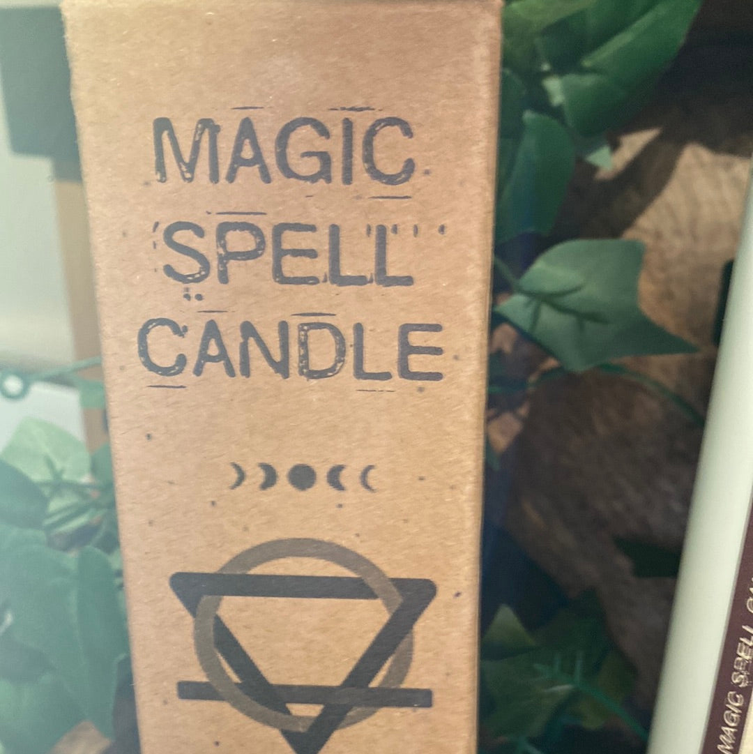 Magic spell candle for success