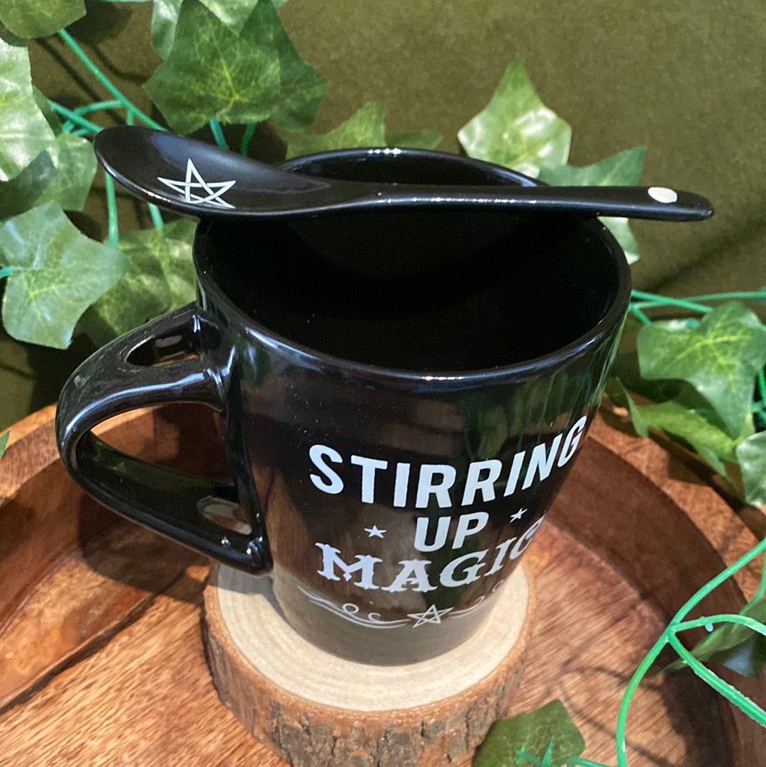 Stirring up magic mug & Spoon