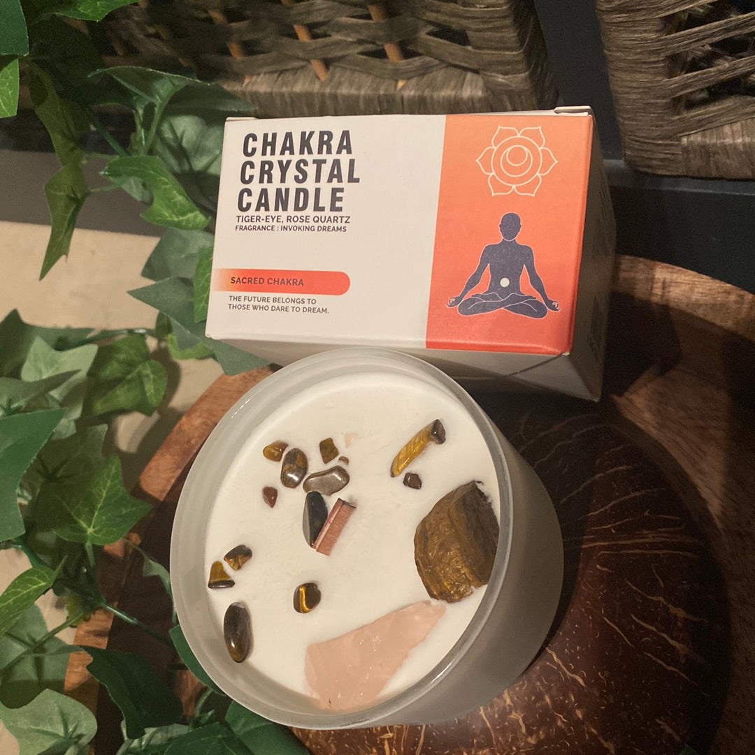 Sacred chakra candle