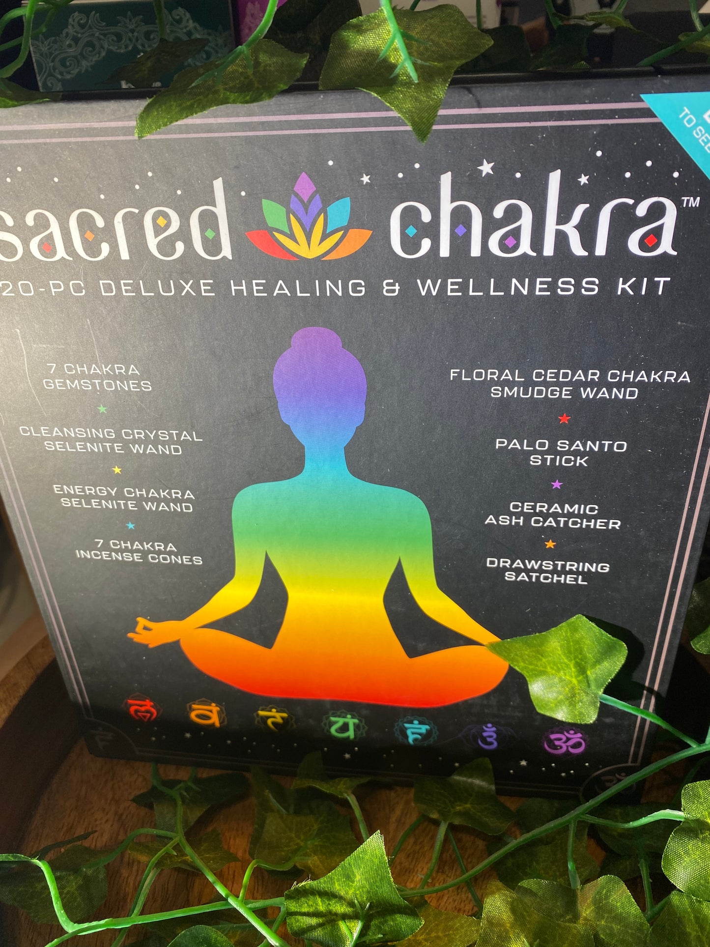 Sacred chakra wellness kit