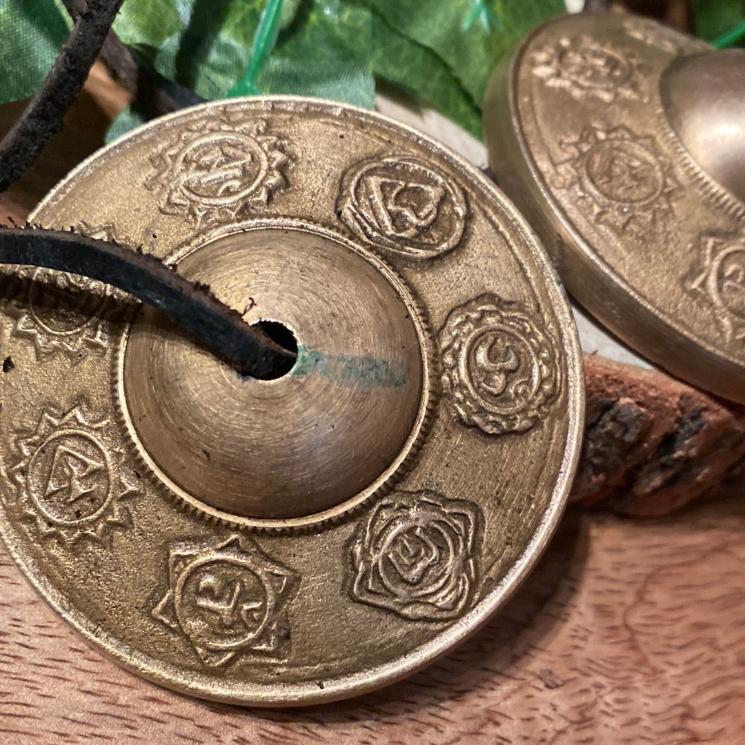 Tibetan Tingsha -Seven Chakra chime bells