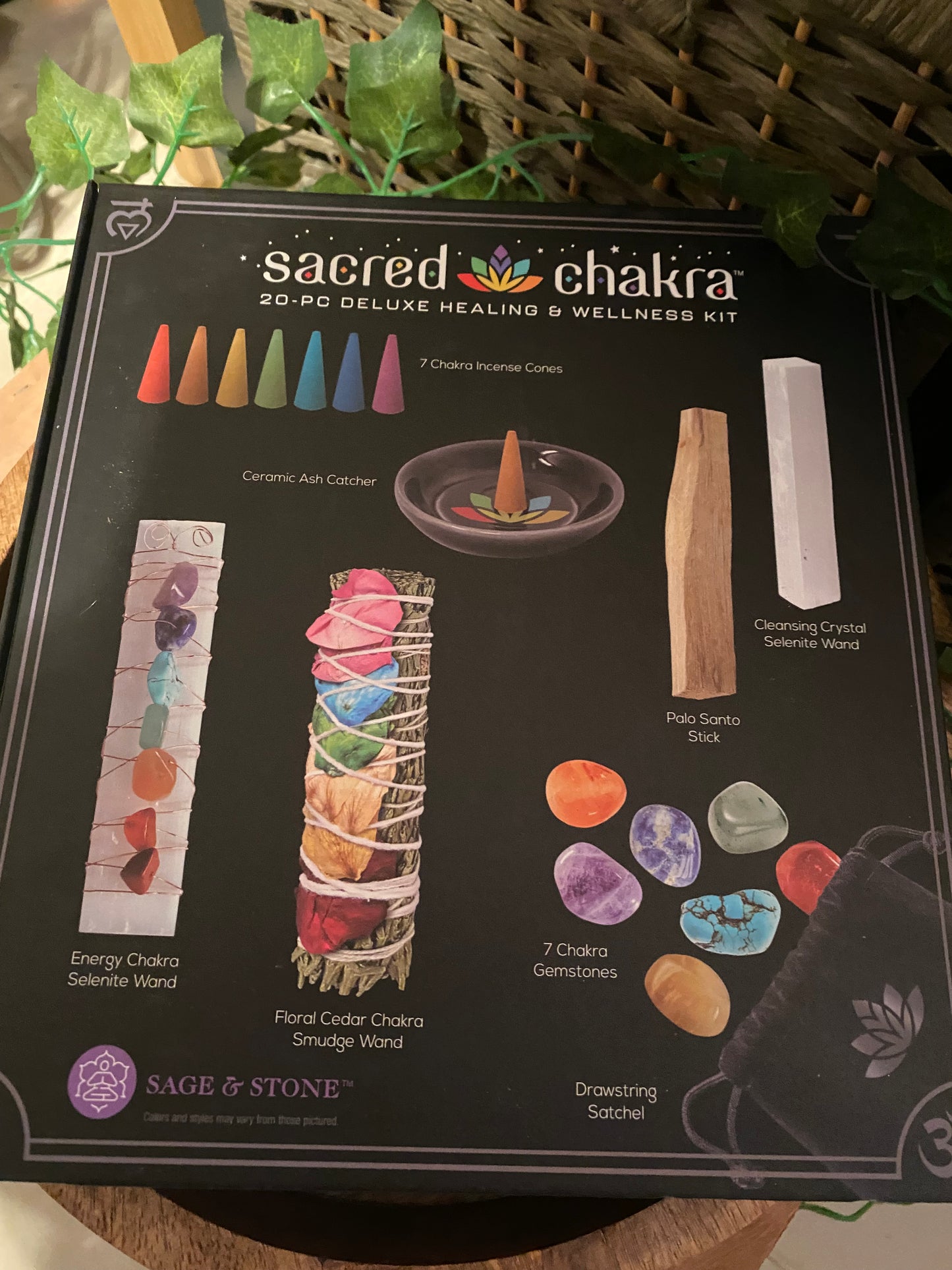 Sacred chakra wellness kit