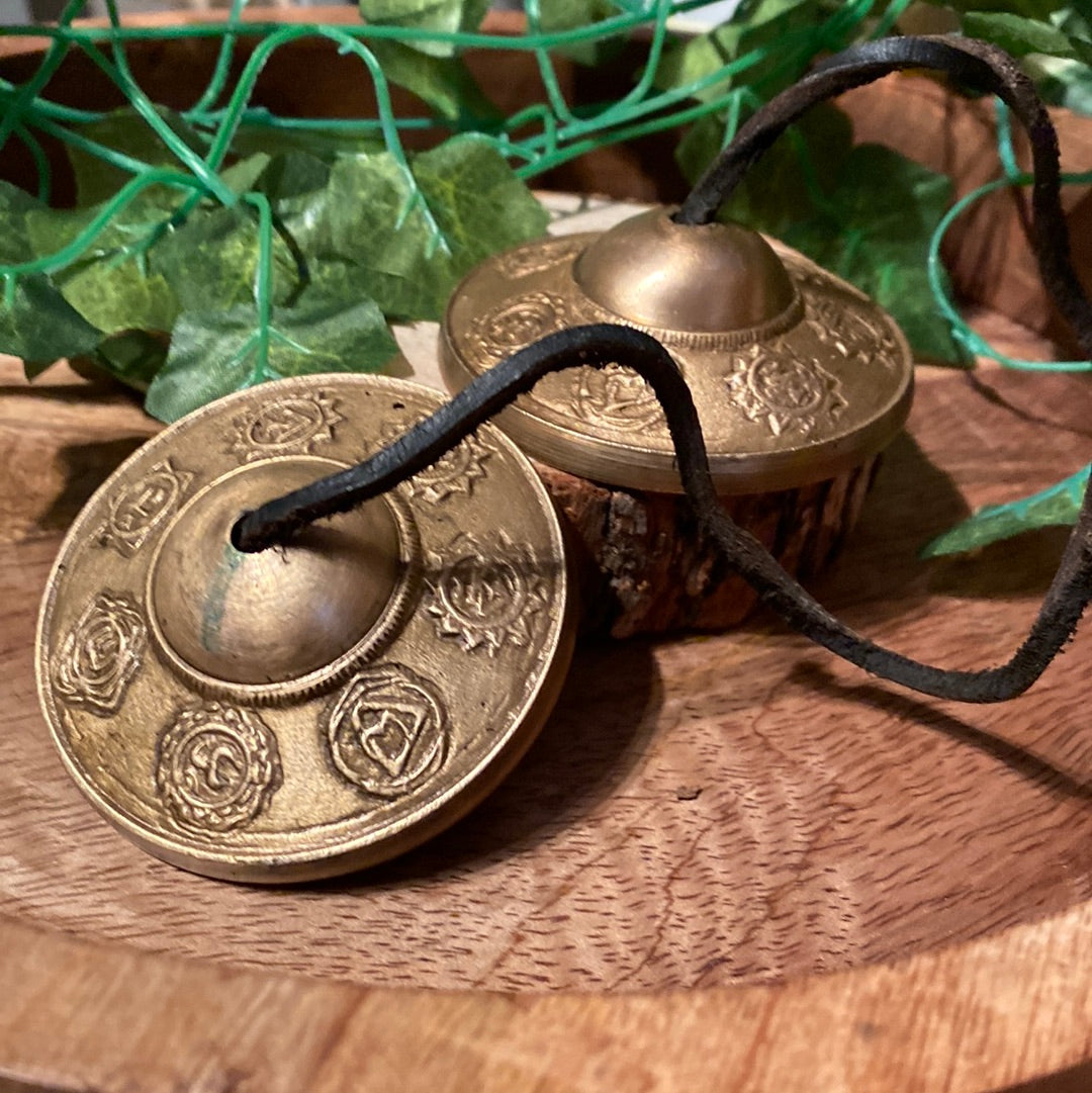 Tibetan Tingsha -Seven Chakra chime bells