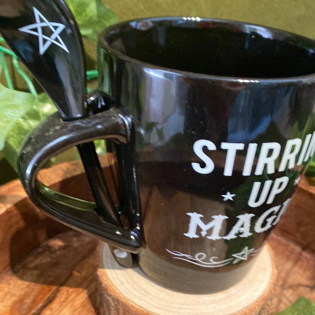 Stirring up magic mug & Spoon