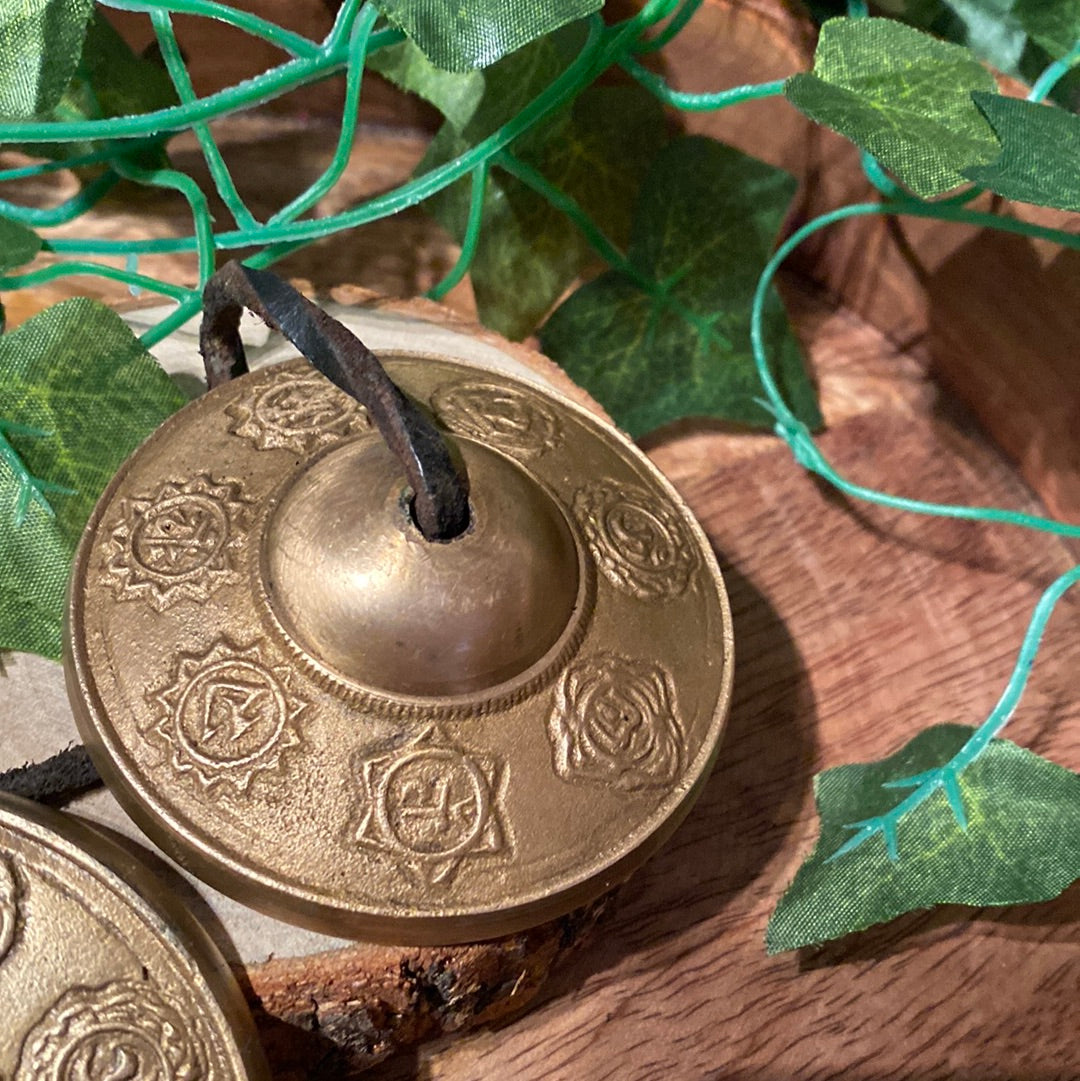 Tibetan Tingsha -Seven Chakra chime bells