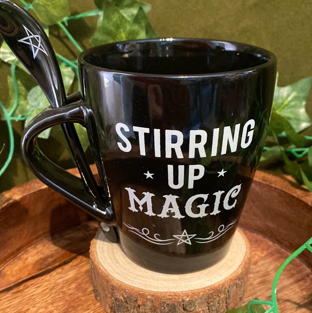 Stirring up magic mug & Spoon