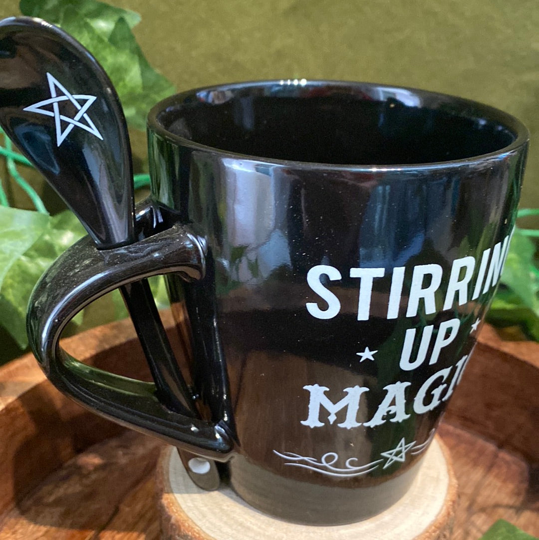 Stirring up magic mug & Spoon