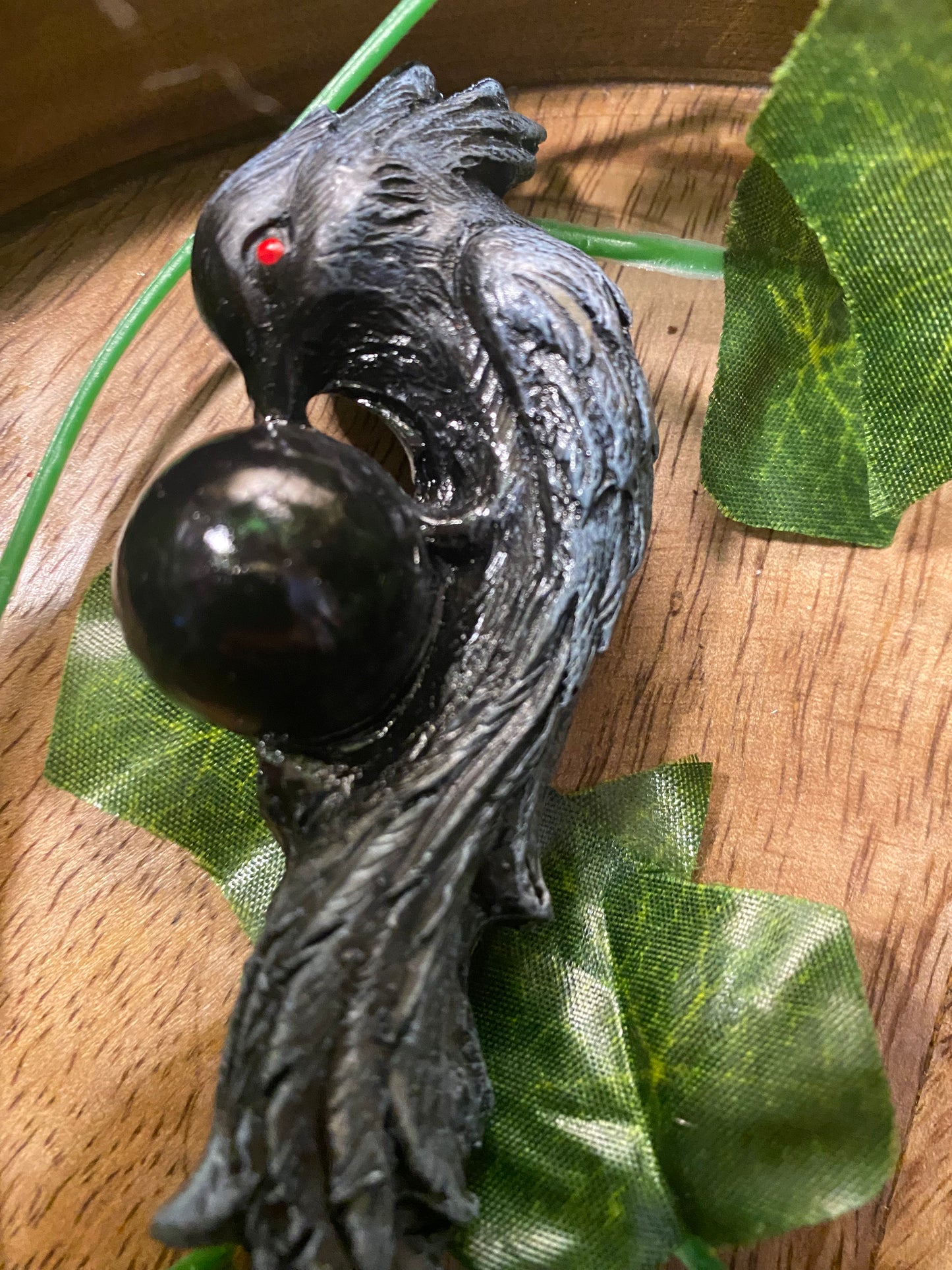 Raven resin Wand