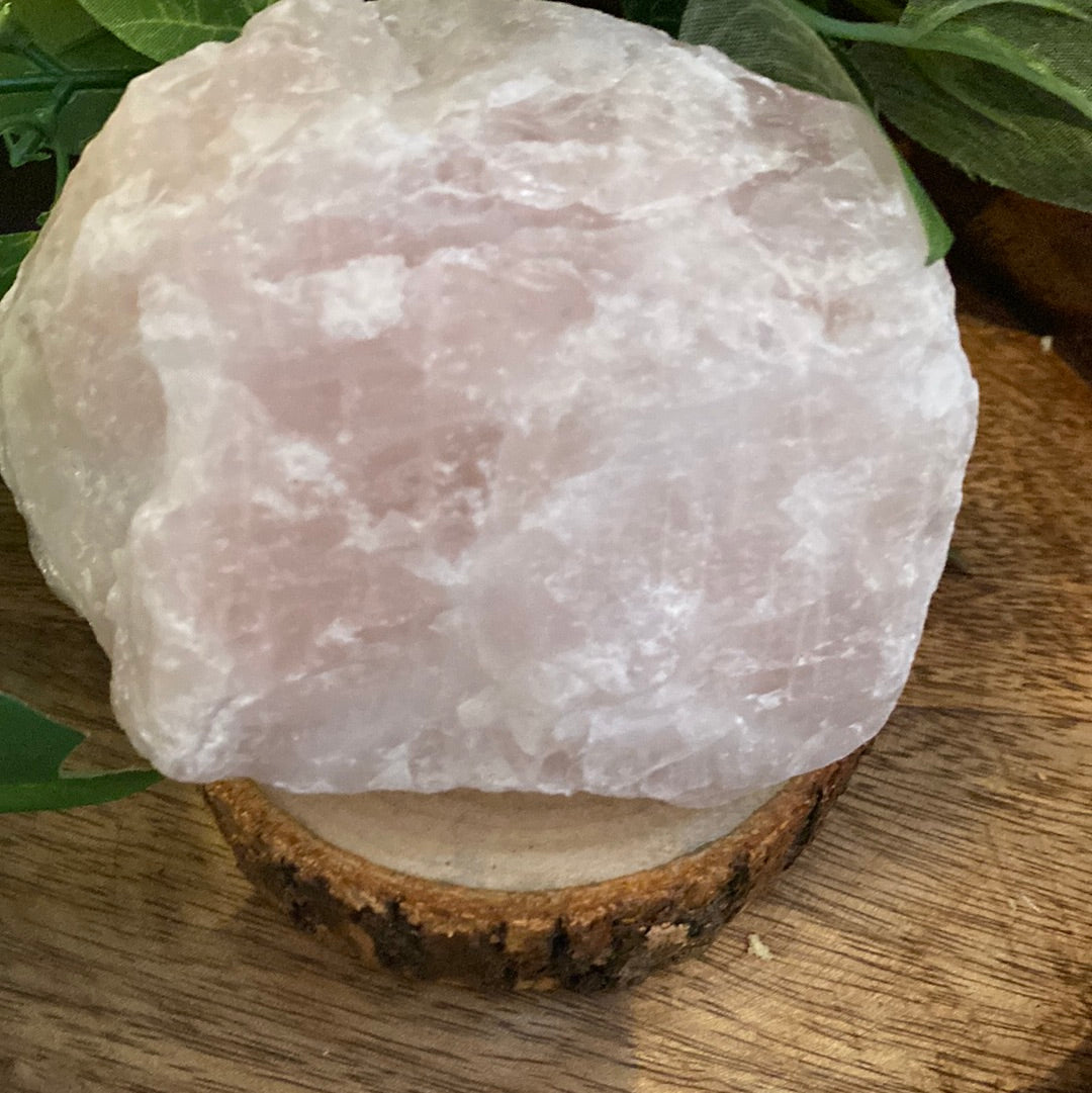 Rose quartz chunk