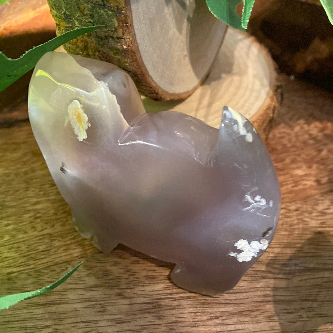 Agate cat crystal