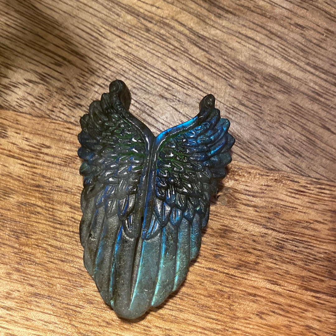 Angel wings crystal