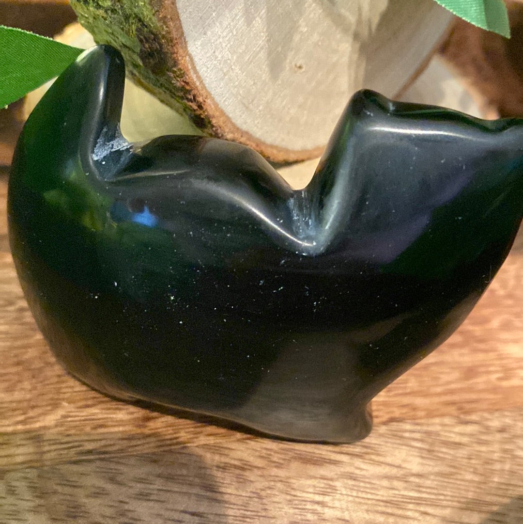 Black obsidian