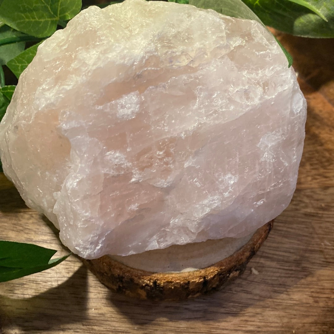 Rose quartz chunk