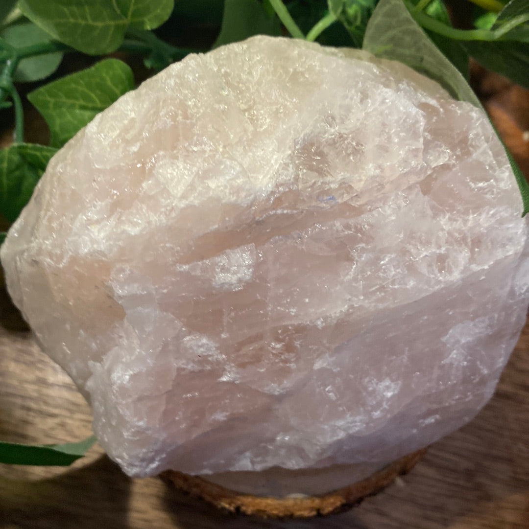 Rose quartz chunk