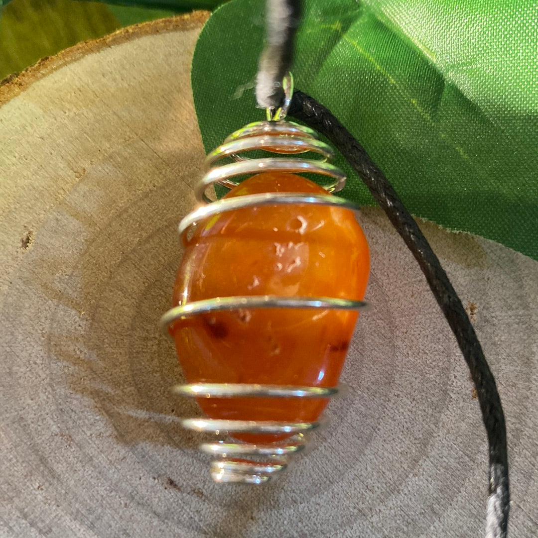 Carnelian necklace